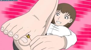 34集韩国GTS动画片《165米高的女巨人》踩踏小人打怪兽动画片连续剧