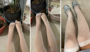 新开发学妹rose白丝裸足秀腿
