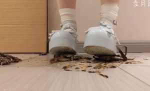 C3046 - 文月纯蓝色Lolita踩喷螃蟹-97LZTD-117719