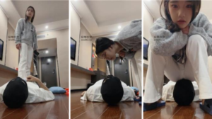 【小凤梨】踩踏-纹身小妹恋足舔-97LZTD-118055