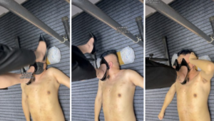 YSL踩头的竖版全身与俯拍视角 均4K拍摄压缩-97LZTD-32466