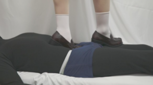 【七七】虐腹系列-上头下头一起吐七七JK高跟白袜-97LZTD-834541394