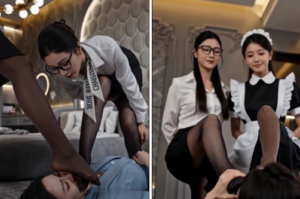 小三处决原配小三臭脚征服富豪 原配惨遭小三与下人虐待后处决-97LZTDGXFC-000003132733194186